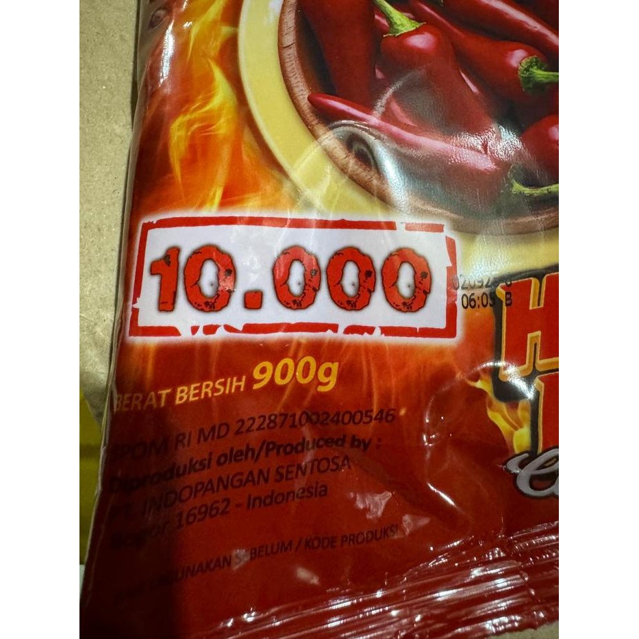

Mclewis Hot N Hot Chili Sauce / Saus Sambal 900 Gram