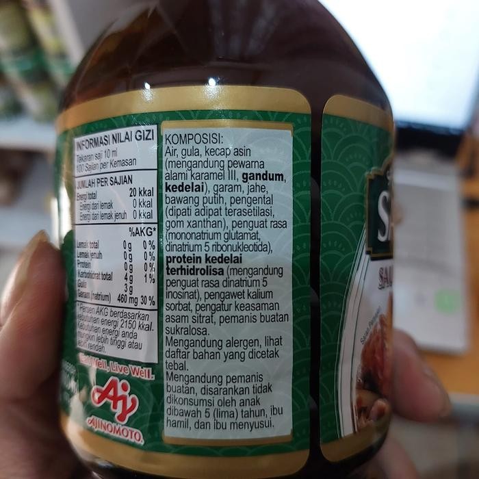 

1 Dus Isi 6 Botol Saori Saus Tiram / Teriyaki Botol 1 Liter