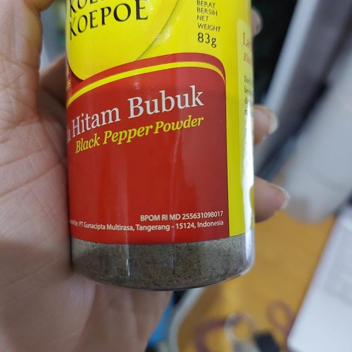 

Lada Putih / Hitam Bubuk Koepoe Koepoe 38 / 85 Gram