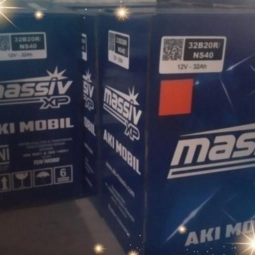 Aki Mobil Ns40 Massive Xp Basah 32B20R