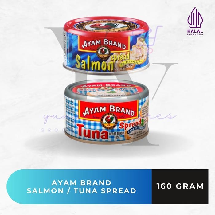 

Ayam Brand Salmon / Tuna Spread With Mayonnaise 160 Gram