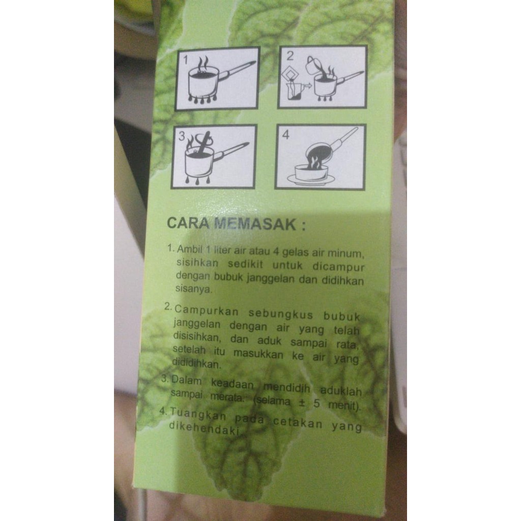 

[Box] Cincau / Grass Jelly Powder Cap Bunga Janggelan 33 Gram