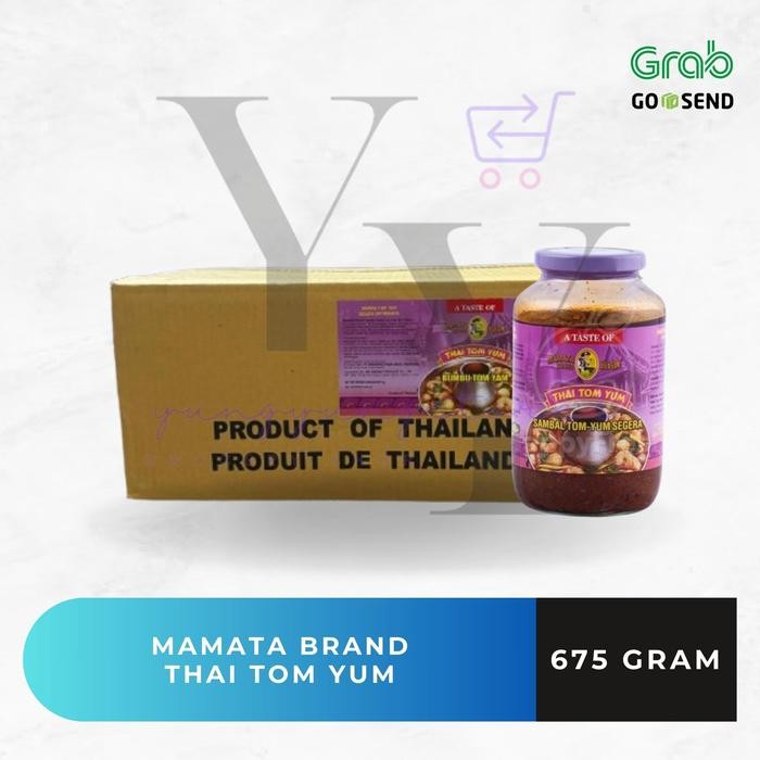 

1 Dus Isi 12 Botol Bumbu Tomyum Mamata Brand Thai Tom Yum Tomyam 675 Gram