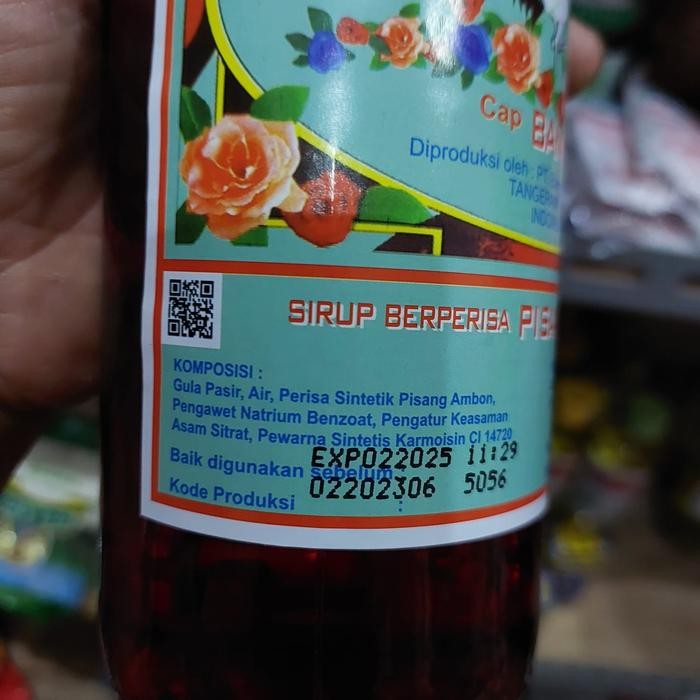 

Sirup Cap Bangau / Bango Pisang Ambon Merah 620 Ml