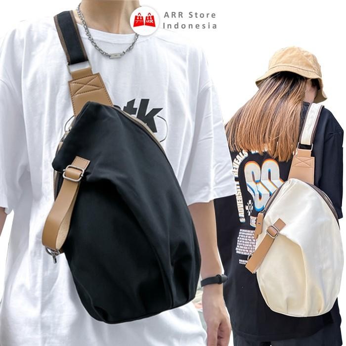 

HN325 Tas Selempang Pria Waist Bag Pria Wanita Tas Bahu Sling Bag Crossbody Bag Pria Unisex T 0233