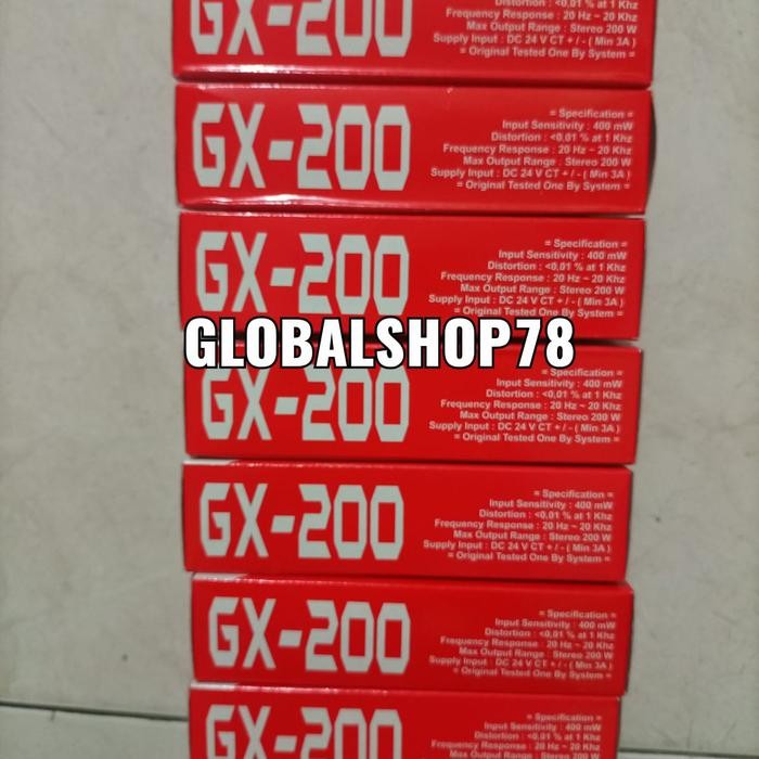Kit Power Ampli Amplifier Gx200 Gx 200 200Watt 200 W ( Sx200 Sx 200 )