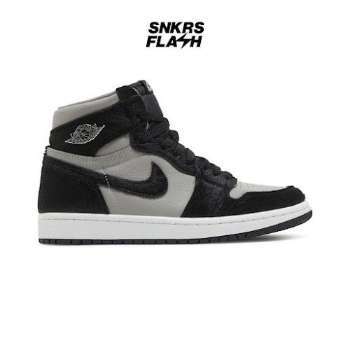 AIR JORDAN 1 RETRO HI OG MEDIUM GREY BLACK WHITE Sepatu Sneakers Unisex - DZ2523001 - Size 36.5
