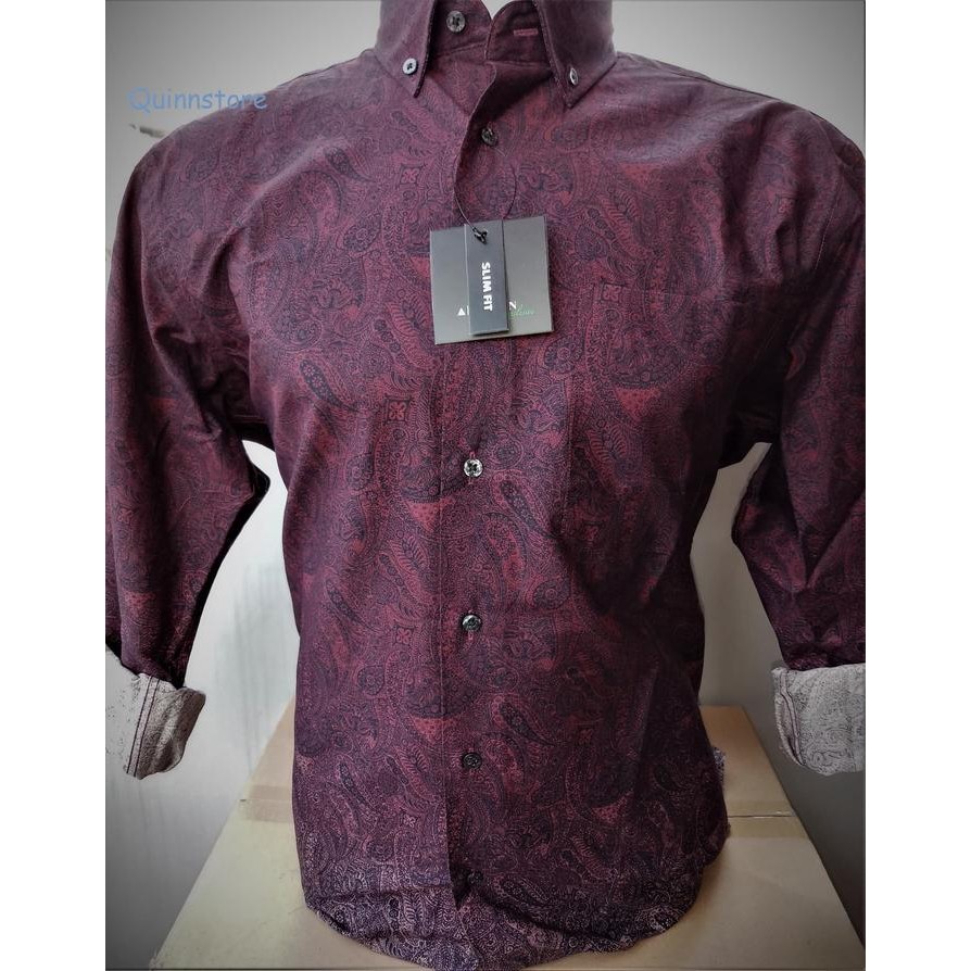 Alisan Kemeja Semi Batik Printing Motif Gradasi