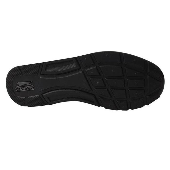 Sepatu Slazenger Classic Mens Buchloe - Black Charcoal