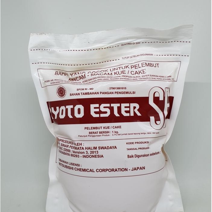 

Pelembut Kue/Cake Sp Ryoto Ester 1Kg