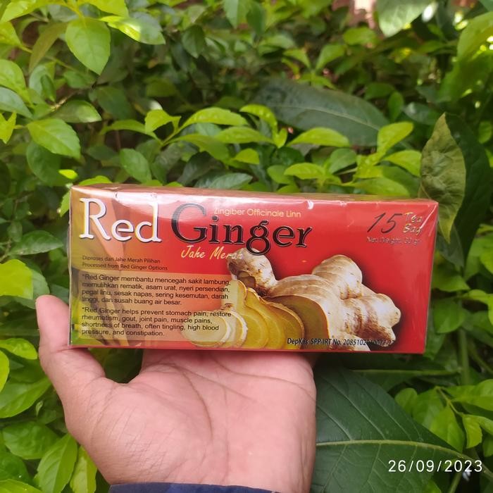 

Vanilla.storee RED GINGER TEA TEH JAHE MERAH ISI 15 BAG KUALITAS SUPER DENPASAR BALI