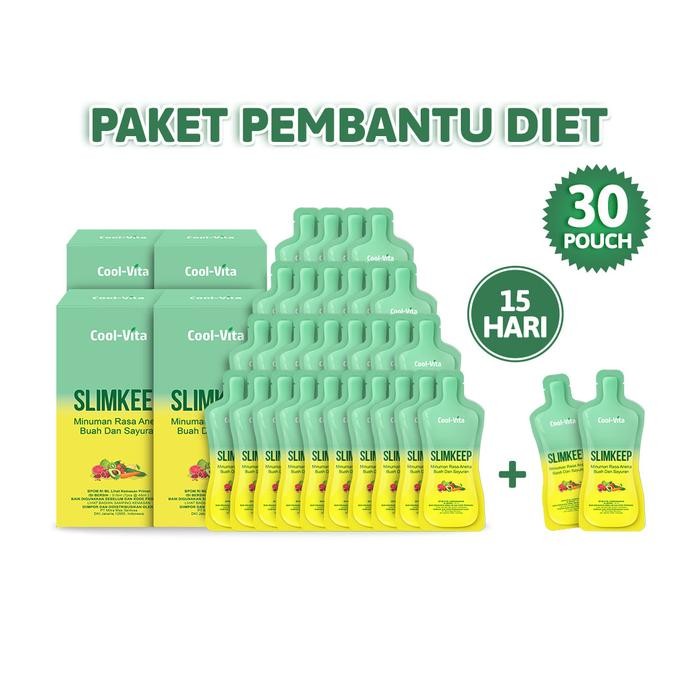 

Coolvita SLIMKEEP Fiber Detox Drink 30 Pouch - Minuman Diet Pelangsing dan Penurun Berat Badan