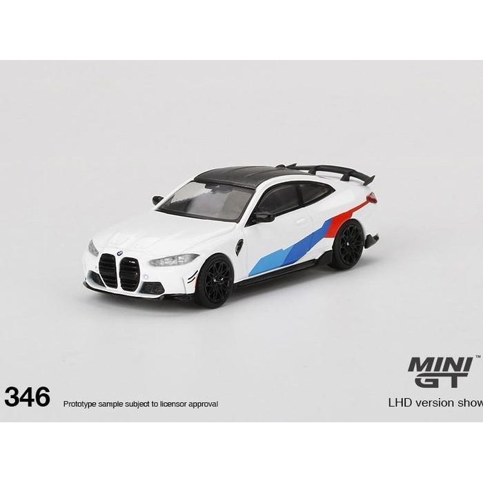 Minigt 346 Bmw M4 M Performance (G82) Alpine White Diecast Mobil Mgt