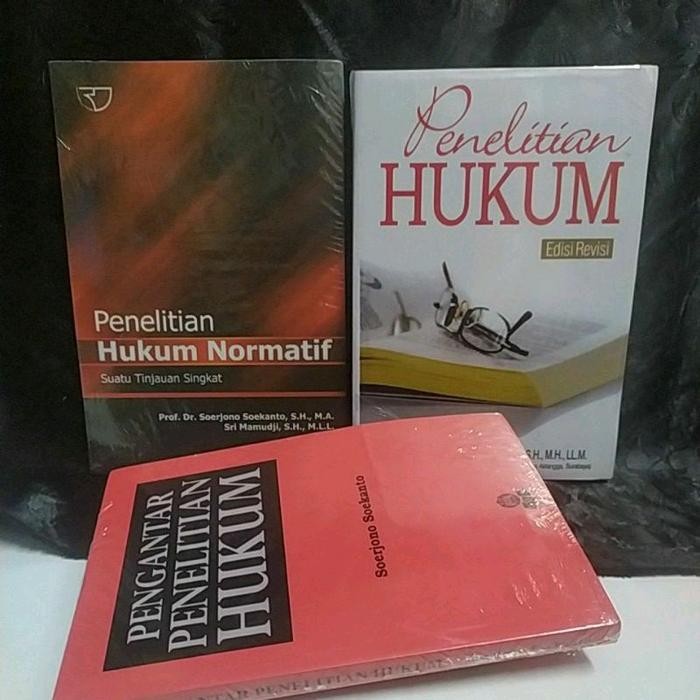 

SALE !!! PAKET 3 BUKU PENELITIAN HUKUM READYY
