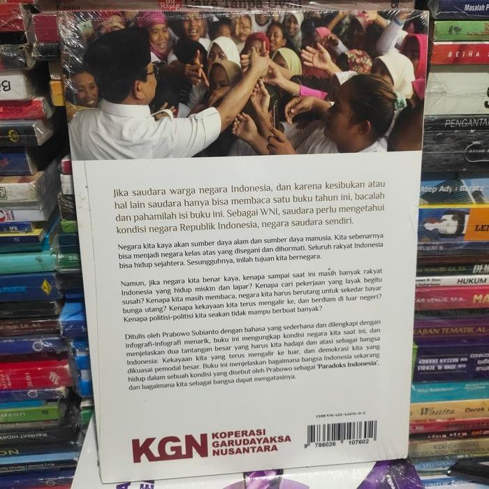 

SALE !!! PANDANGAN STRATEGIS PRABOWO SUBIANTO PARADOKS INDONESIA BUKU ORIGINAL READYY