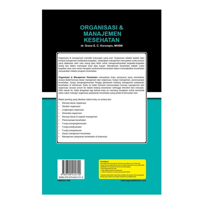 

SALE !!! EGC ORGANISASI & MANAJEMEN KESEHATAN GRACE READYY