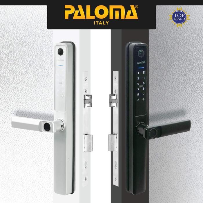 PALOMA Smart Lock Kunci Pintu Digital Slim Door Frame Aluminium Smart Door Lock Smart Home Kunci