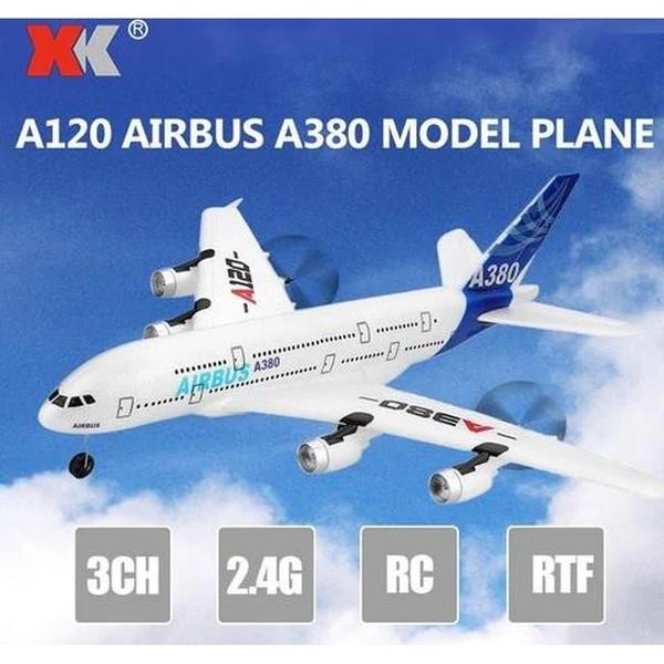 Wltoys A120 Airbus A380 3Ch 2.4G Rc Airplane Remote Control