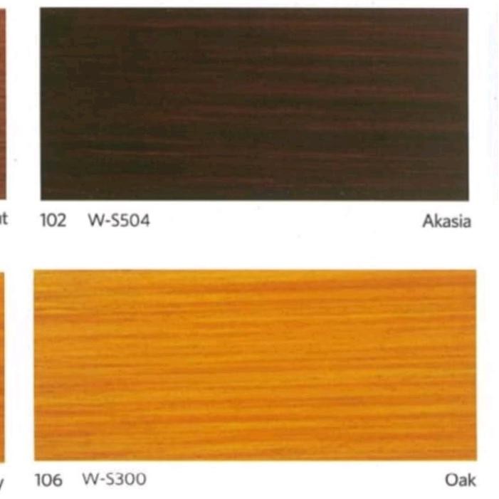 Woodstain nippon paint 1kg cat kayu acrylic water based