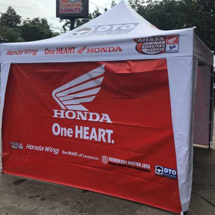 Tenda Lipat 3X3 Gratis Branding Sablon Printing Terlaris