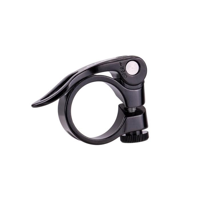 Shiimano United - Quick Release Seat Clamp 34.9 Mm Sepeda Klem Seatpost Qr Hitam
