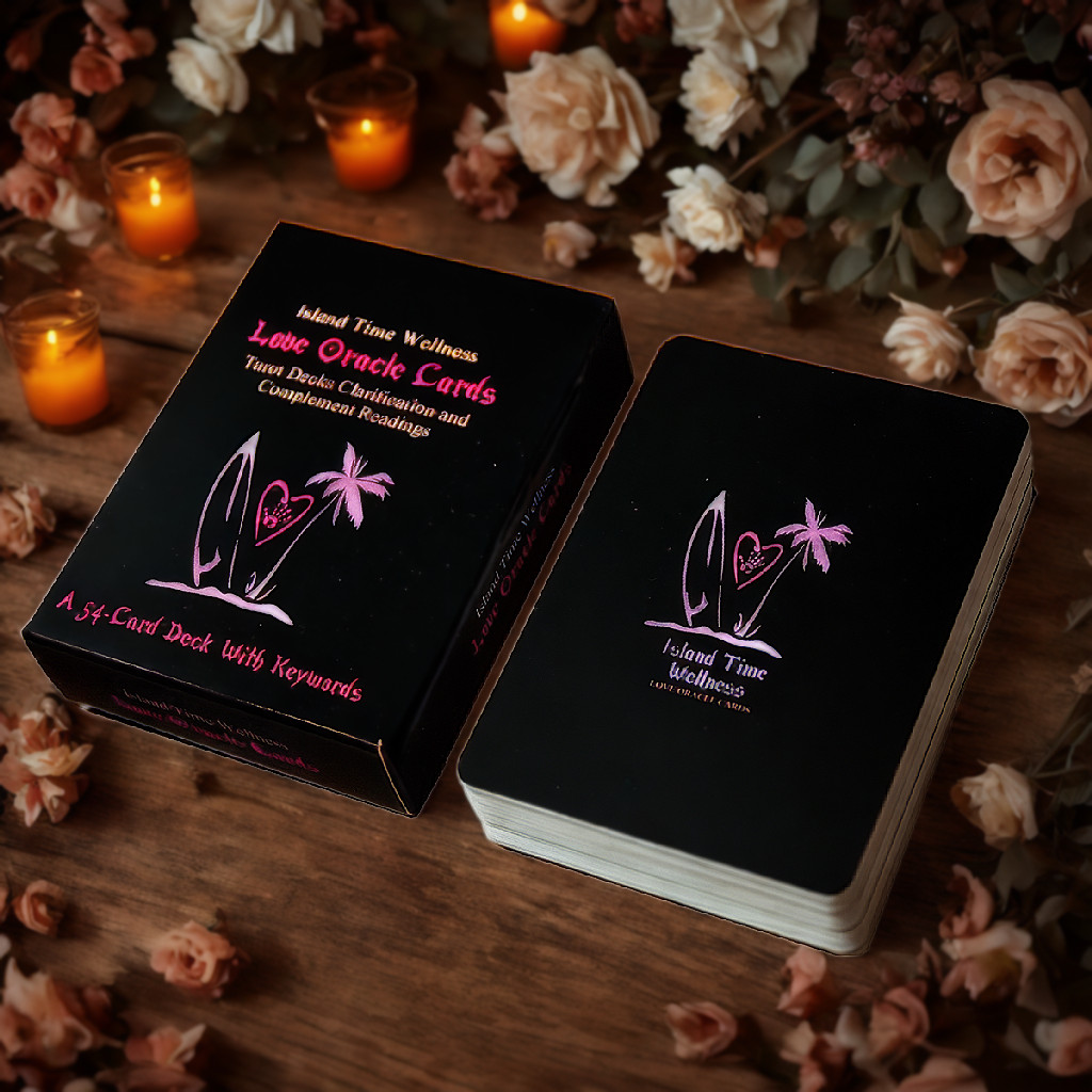 Island Time Wellness Love Oracle Cards Tarot Divination Cards Suitable for Beginners Family