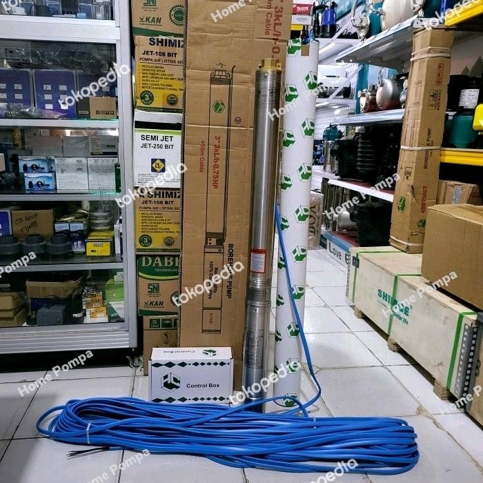 ready POMPA SATELIT HCL 0.75HP 3INCH 3SDM3/16 KABEL 50 METER SUBMERSIBLE HCL