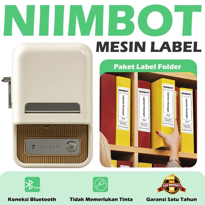 

Paket Kertas Label Folder Khusus untuk Mesin Label Termal NIIMBOT B21 - Kertas Label Kantor Ramah