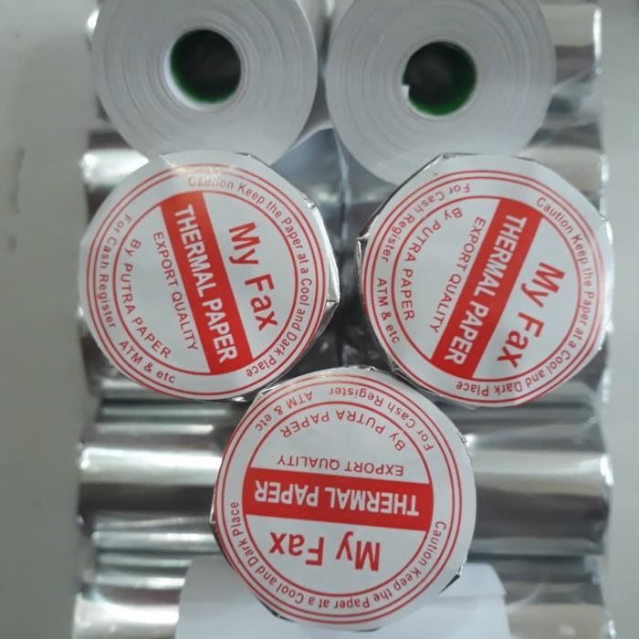 

Kertas Thermal 57x35mm full coreles paket 100roll