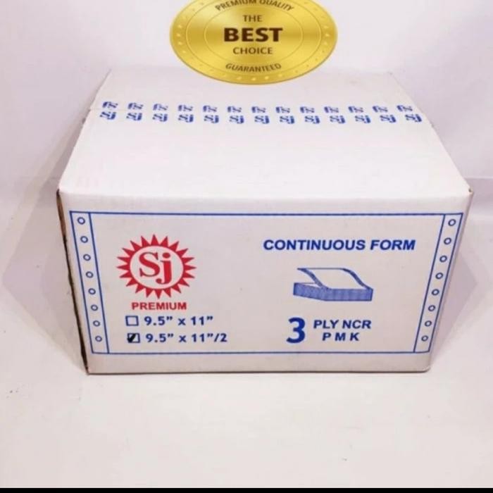 

Kertas Continuous Form SJ 9.5 x 11 3 ply