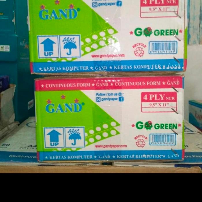 

kertas continuous form 4 ply 9,5 x 11 warna