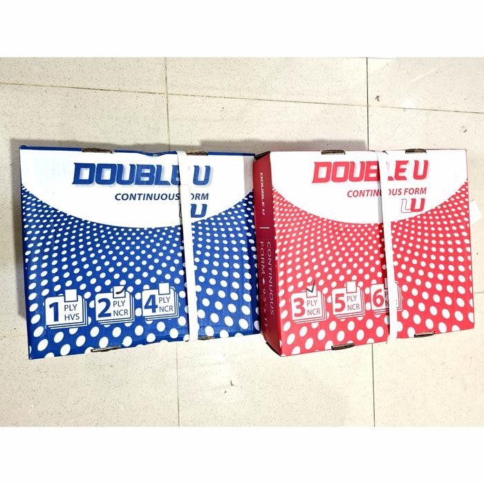 

Kertas Continuous Form 9.5 x 11 DOUBLE U - 4 PLY