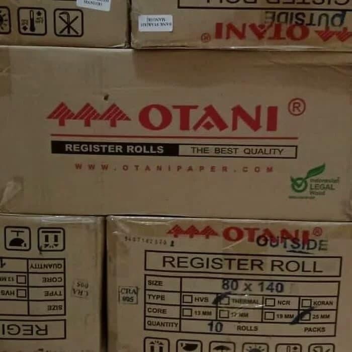 

kertas thermal OTANI 80x140 ( harga per dus minimal 2 dus) GRAB /GOJEK