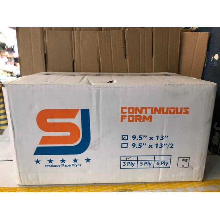 

Kertas Continuous Form SJ 9.5 x 13 3 ply