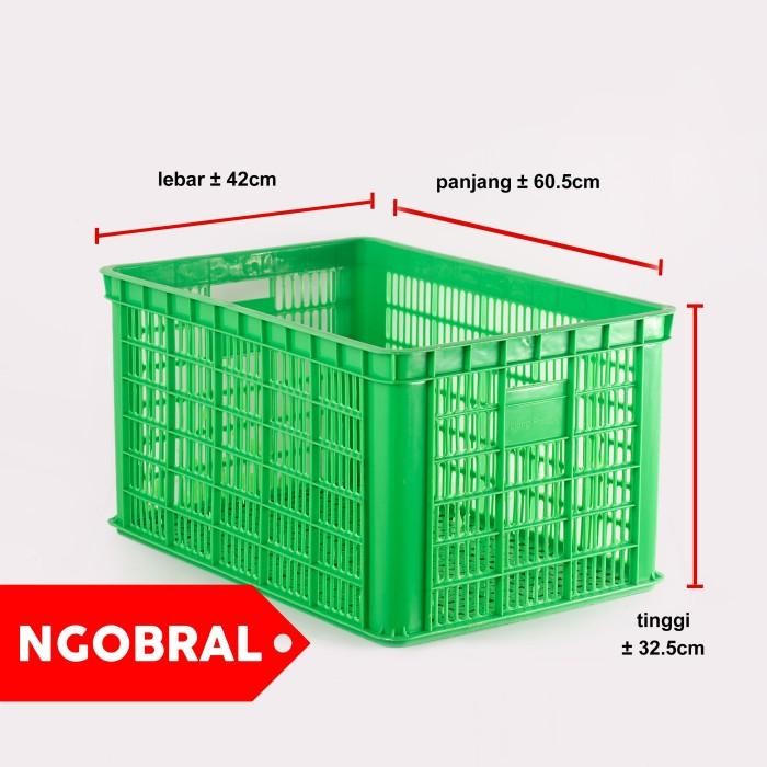 Keranjang Plastik Krat Keranjang Buah Krat Keranjang Toko Tebal 60 Cm