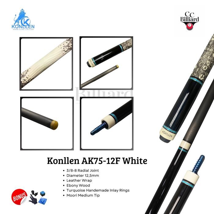 Stick Billiard Konllen AK75-12f Carbon Fiber Shaft