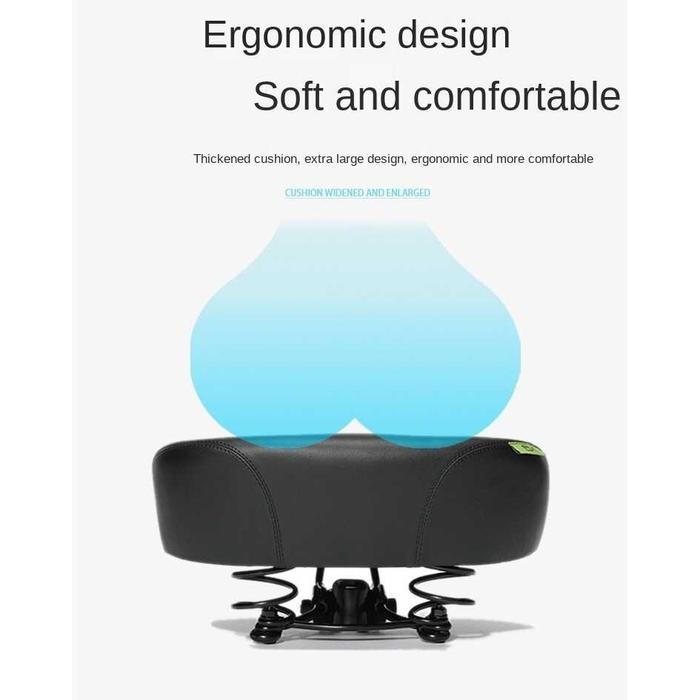 Shiimano United - Jok Sadel Saddle Sepeda Lipat Mtb Road Bike No Nose Besar Lebar Empuk