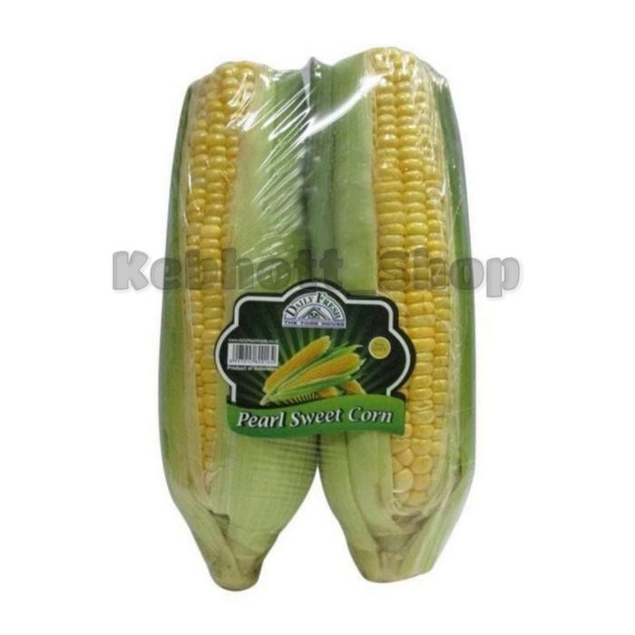 

SIAPKIRIM Daily Fresh Pearl Sweet Corn (0.8-0.9gr/2pcs) Jagung Super Sweet READY STOCK