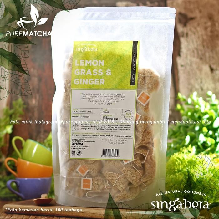 

Singabera Teh Premium Indonesia - Singabera Lemongrass Ginger 100 tb