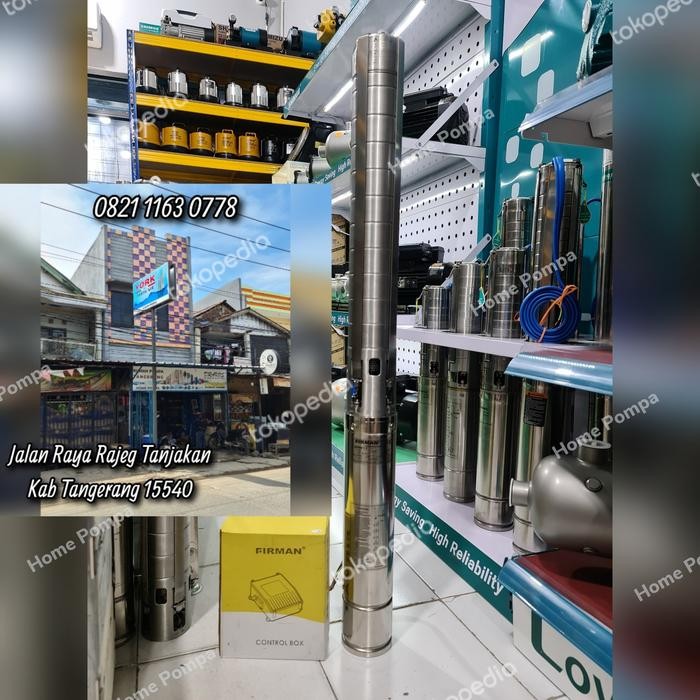 ready POMPA SATELIT 2HP 1PHASE FIRMAN 4SP8/10 SUBMERSIBLE PUMP FIRMAN
