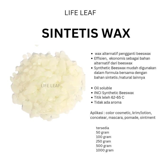 Sintetis Beeswax 1 Kg ( Bahan Lipstick, Mascara, Ointment, Pomade, Concelear,Lotion )