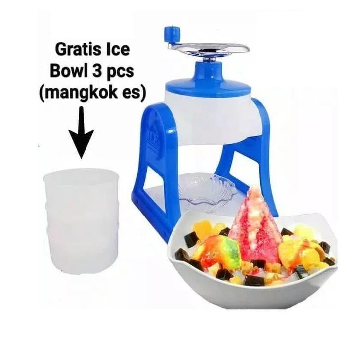 Bb002 Manual Ice Shaver - Serutan Es Batu Manual Tanpa Listrik