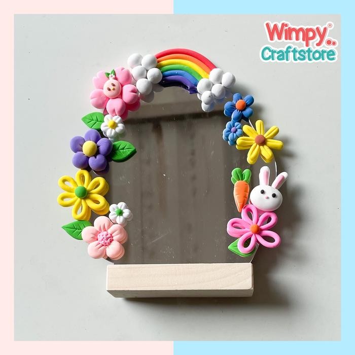 

Wimpy Craft Kit Diy Mirror Clay Art Set Kit Kado Kerajinan Tangan
