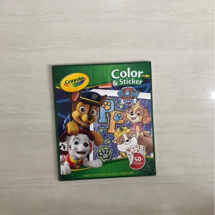 

Crayola Color & Sticker Frozen Paw Patrol Pinkfong Baby Shark Avengers