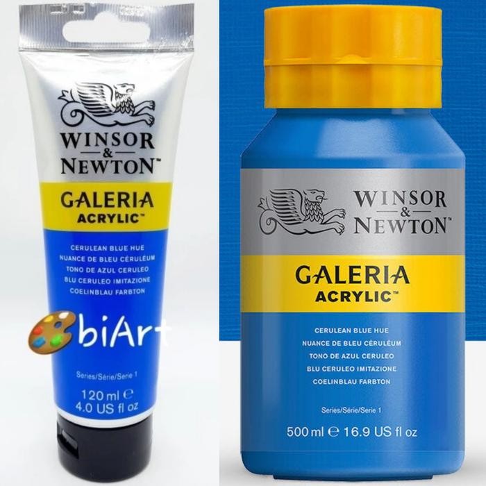 

Galeria Acrylic Colour 500 Ml Cerulean Blue Hue Winsor & Newton