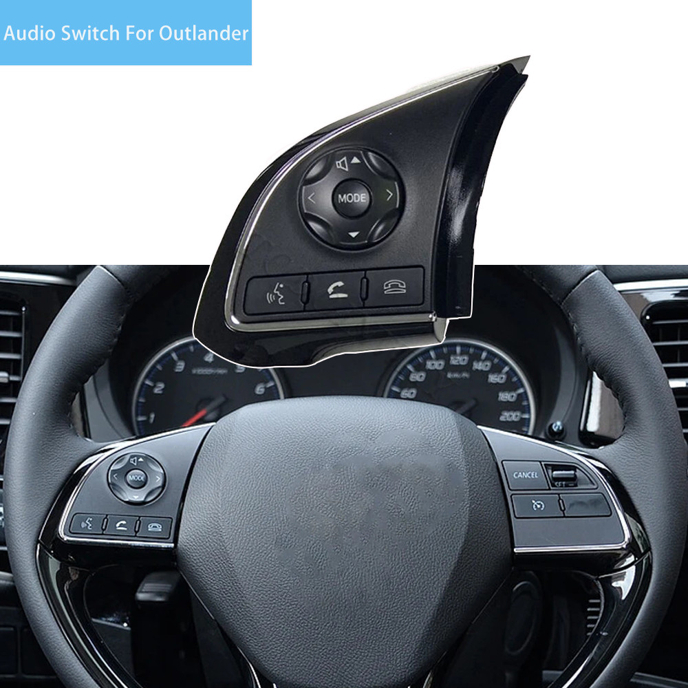 victoryystore Steering Wheel Audio Volume Switch Car Media Phone Player Button For Mitsubishi Outlan