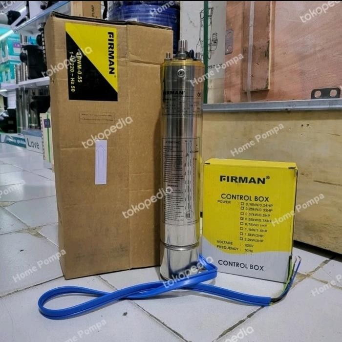 ready Dinamo Pompa Satelit Firman Submersible Motor 3" Firman 0.75Hp 220v