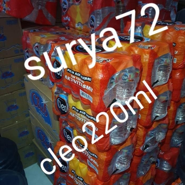 

(Allthebest) GRAB - GOJEK AJA YA - 1 pak AMDK CLEO botol 24 x 220ml - cleo mini