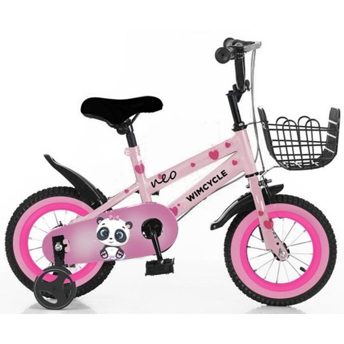Best seller Bmx / mini 12 wimcycle neo zoo panda & giraffe sepeda anak perempuan / cowo wim cycle
