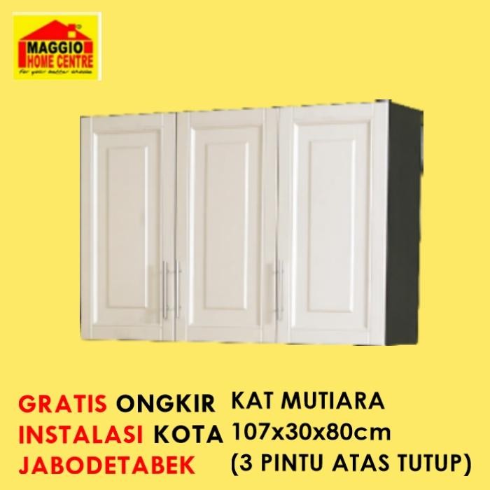 Kitchen Set Minimalis - Lemari Piring Set - Lemari Piring - Rak Piring - Mutiara - Olympic Furniture